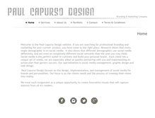 Tablet Screenshot of paulcapurso.com